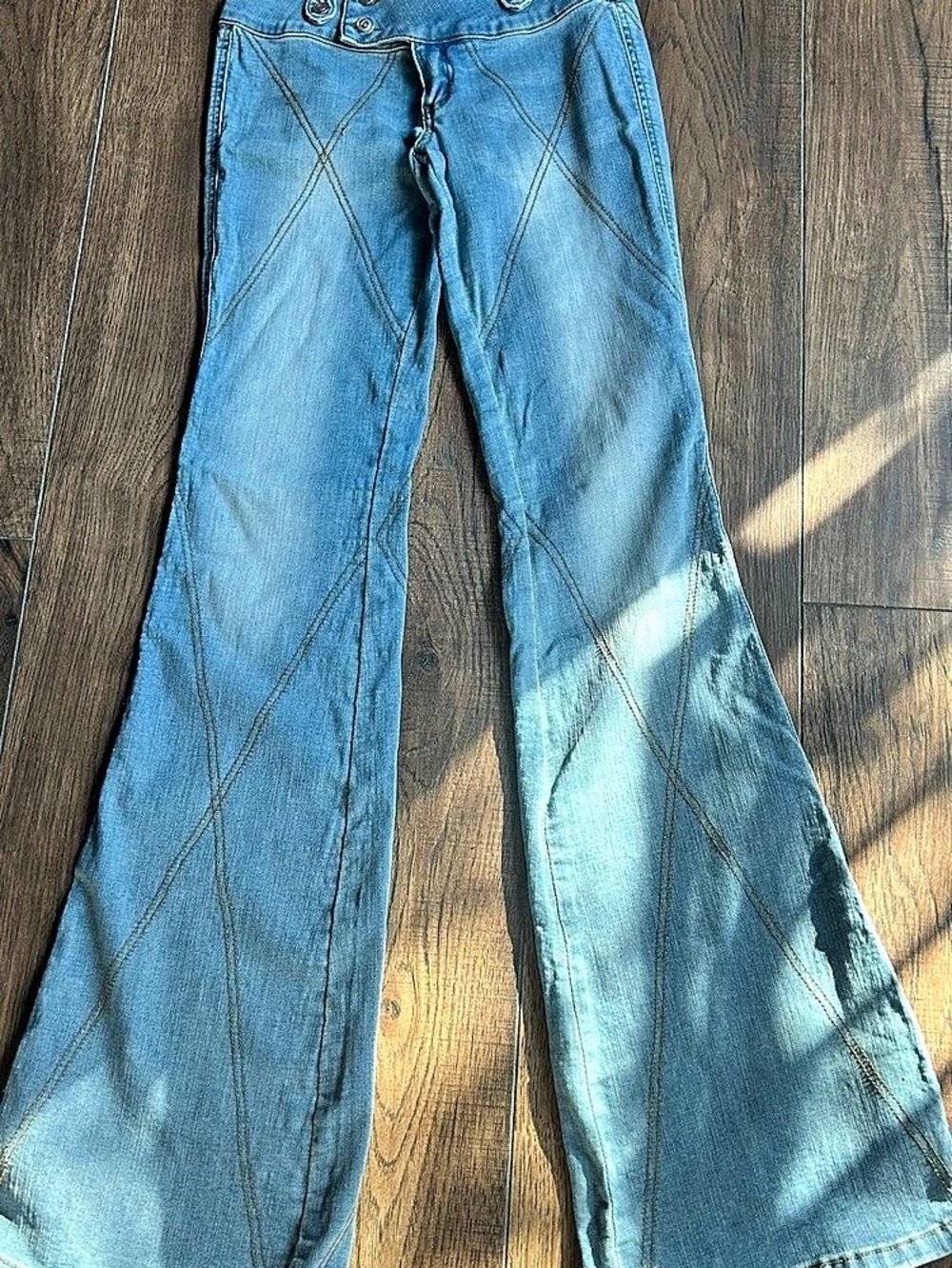 I.AM.GIA Tommie Jean Wide Leg Jeans Blue Small